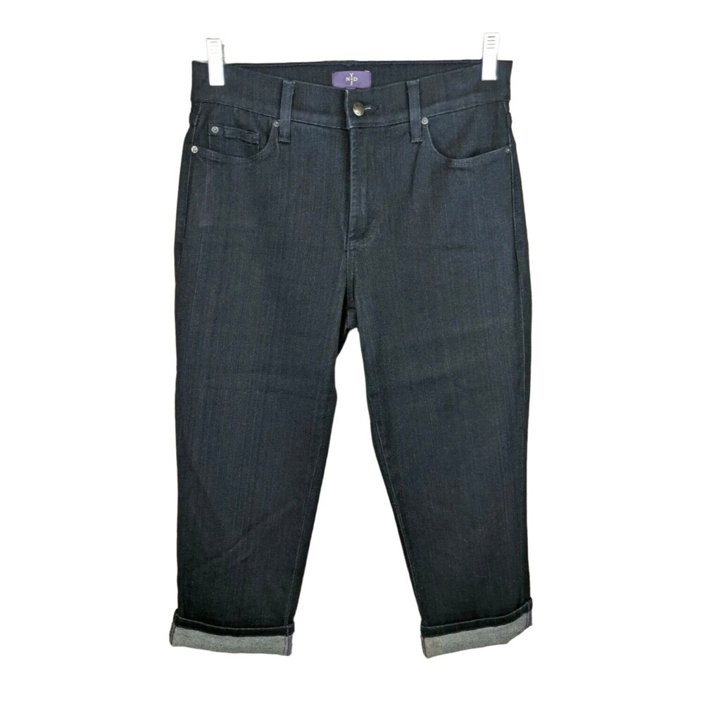 NYDJ Capri Jeans  Women's Size 4  NWOT  Lift Tuck Dark Cropped Jeans